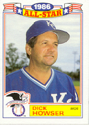 1987 Topps Glossy All-Stars Baseball Cards     012      Dick Howser MG